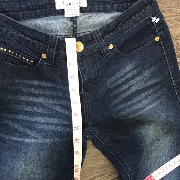 Nwot Jalate low rise Jeans dark wash bootcut jewel - Picture 11 of 12